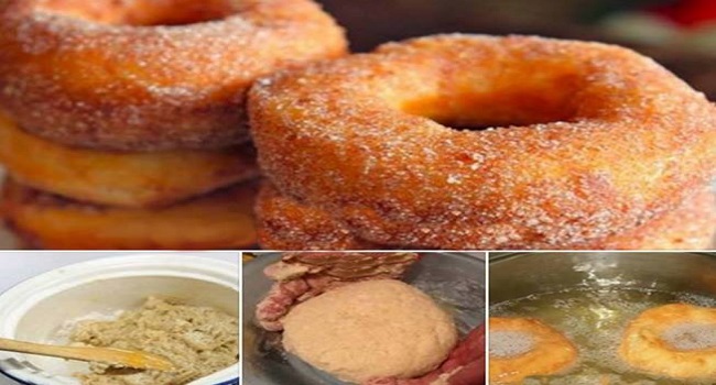 Rosquinha frita fácil